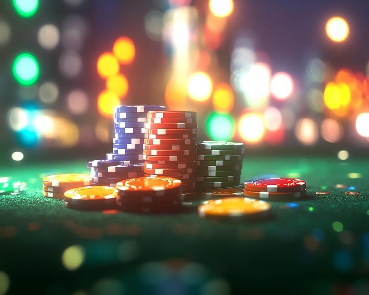 wak89 Casino Hold'em live dealer table with multi-camera view